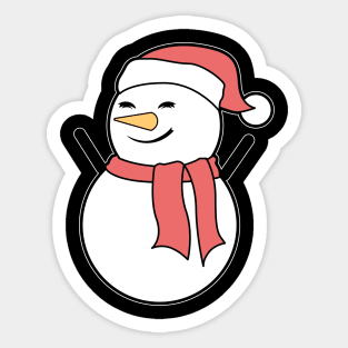 Cute Snowman Sticker